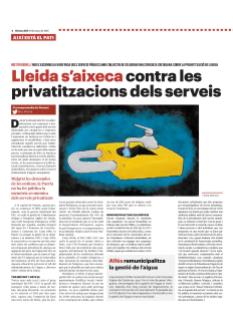 Lleida s'aixeca contra les privatitzacions dels serveis_pag1